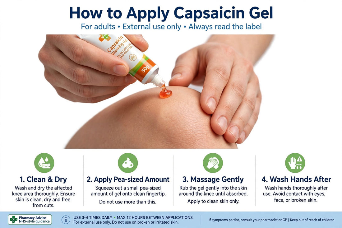 How to Apply Capsaicin Gel Correctly for Fast Warming Relief